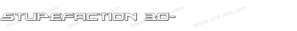 Stupefaction 3D字体转换